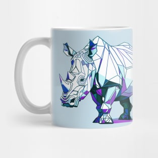 Geometric Rhino Mug